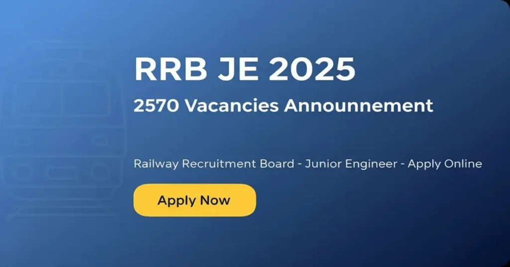 RRB Je 2025